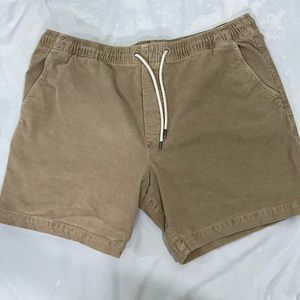 American Eagle Men’s Corduroy Drawstring Shorts Light Tan Size XL